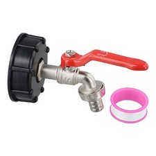 Prise Robinet Ibc Pluie Jardin Réservoir Couvercle Adaptateur Cap 1000 Litres de