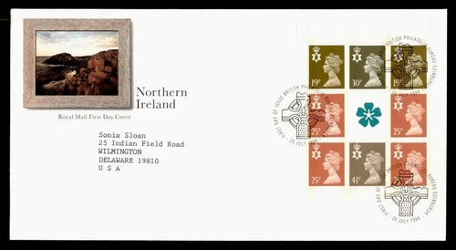 DR WHO 1994 GB FDC QEII NORTHERN IRELAND S/S R38877