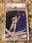 Topps 2017 Aaron Judge Rookie Card #287 Fielding PSA 9 Mint Yankees RC Slab