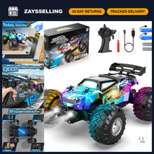 All-Terrain Remote Control Car for Kids, LED Lights, 2 Batteries, 20 KM/H Speed