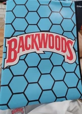 Blue Honeycomb Backwoods Limited Edition Zip Novelty Makeup Bag Rare HTF *NEW*