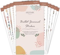 Bullet Journal Sticker Set, 10 BläTter/1000 Aufkleber, Kalender Stickers,