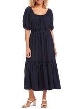 Karen Kane Women's Cocktail Midi Fit & Flare Dress Size L