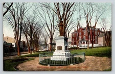 Haverhill  Massachusetts   Hannah Duston  Monument  Postcard