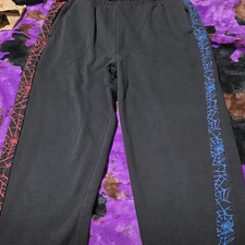 Marvel Spider-Man Boys Fleece Sweatpants Pants Pull-On Elastic Waist Black L