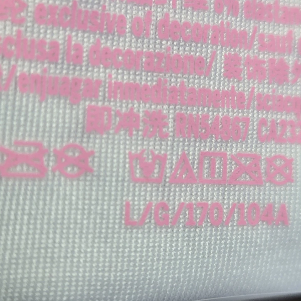 Victoria's Secret Women Swimwear Large White Rhinestone Vardia One Piece READ - Image 4 of 4