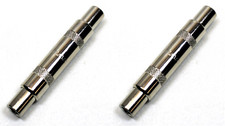  2 Two Genuine REAN by NEUTRIK NYS238 Stereo 1/4" Jack Female to Female Coupler