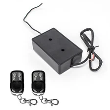 ALEKO Gate Garage Door External Receiver with 2 Remote Controls 433 MHZ