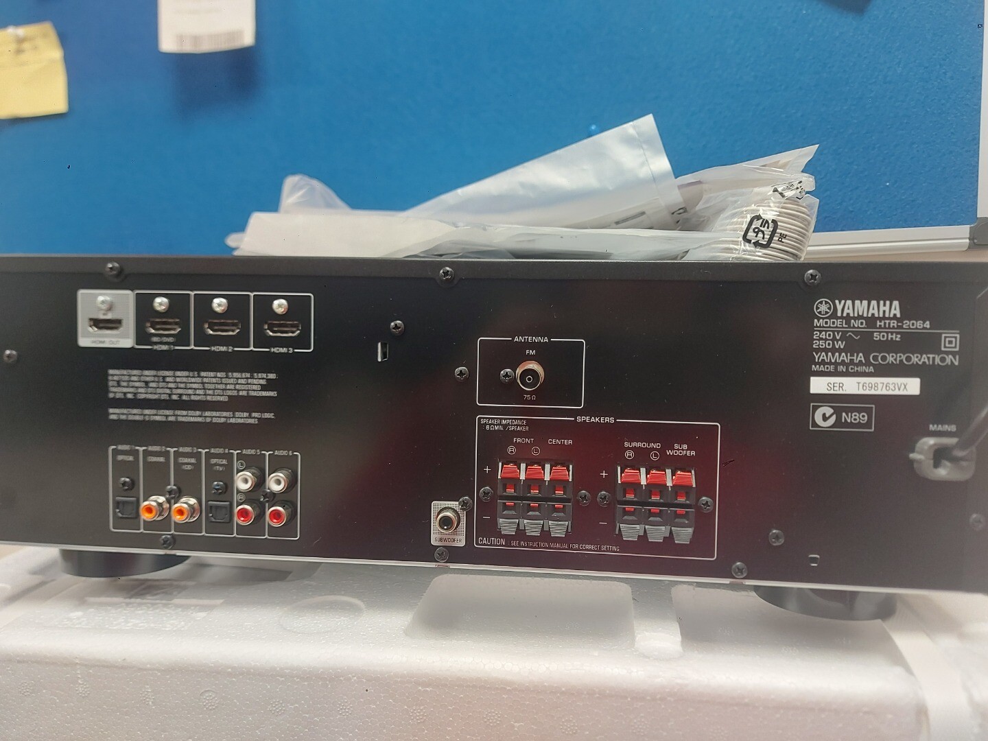 YAMAHA YHT196 home Theater Package CS CA7 eBay