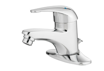Watts P1070PW LavSafe Thermostatic Faucet w/ Deck Plate & Pop-Up Drain