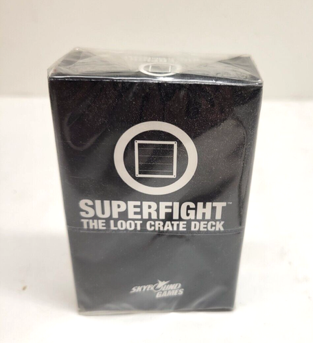 Lotto 2 Set Superfight: The Loot Crate Deck Party Card Game, Skybound, Nuovi