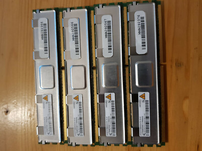 Qimonda HYS72T256920HFA-3S-B - 4x 2GB = 8GB RAM PC2-5300F 240 Pin ECC FB-DIMM