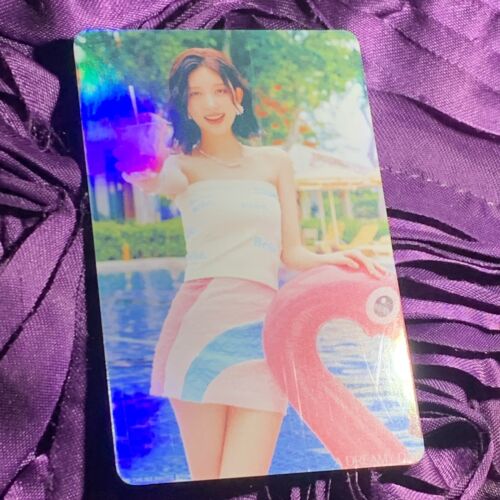 GAEUL IVE Hot Beach Edition Celeb KPOP Girl Photo Holo Card Summer Fun - Afbeelding 1 van 4