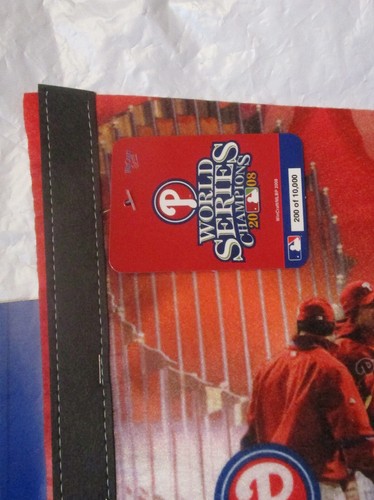 NWT Philadelphia Phillies World Series Champions 2008 Pennant Wincraft Numbered - Picture 5 of 10