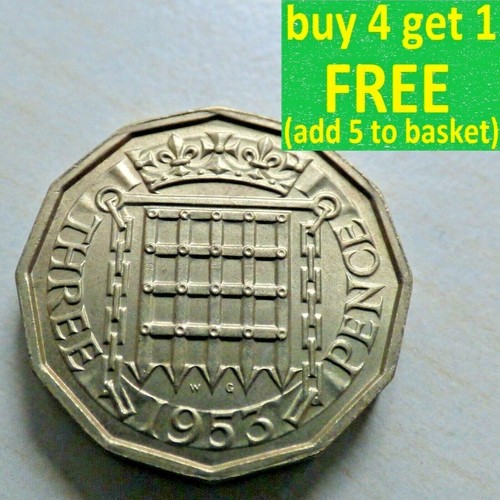 Elizabeth II Threepence Choice of Dates 1953 - 1971  Pick Your Own Choose - Picture 1 of 27