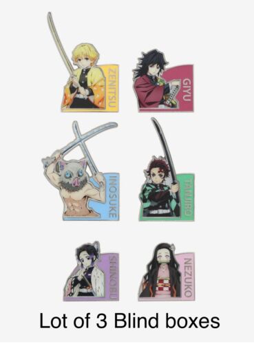 Demon Slayer Lot Enamel Mystery Pin Culturefly New Blind Boxes Giyu Tanjiro - Picture 1 of 2