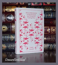 NEW Alice in Wonderland & Through Looking Glass Carroll Deluxe Hardcover