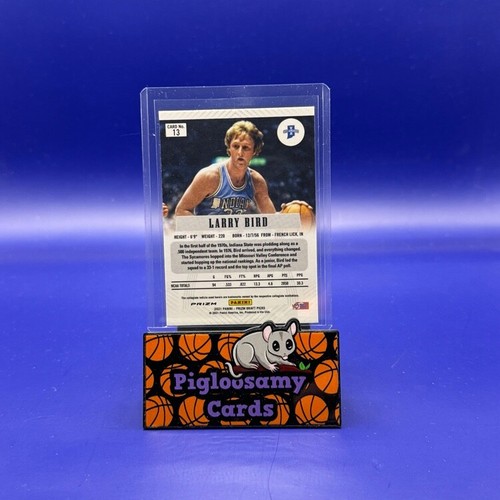 Larry Bird 2021 Panini Prizm Draft Picks Hyper - Picture 2 of 2