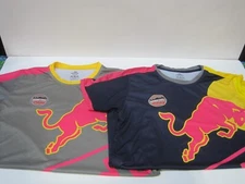 Set of 2 Red Bull Racing Jersey Shirts FYP Apparel Music City Detailing Logo L