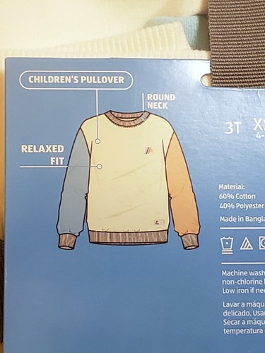 Aldi Gear Children’s Pullover Sweater 2025 Size M (8-10) - FREE SHIPPING! - Picture 4 of 5