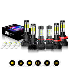 For 2007 2008 Hyundai Tiburon Combo Led Headlight High Low Beamfog Light Bulb