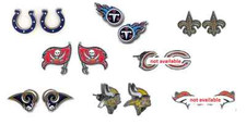 NFL Stud Post Earrings Various Teams Pick Your Team NEW