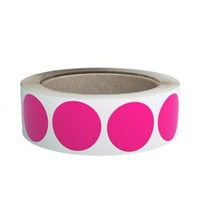 Rounded Dot Stickers 25mm Color Coded Decorative Circle 1 Inch Labels 600 Pack
