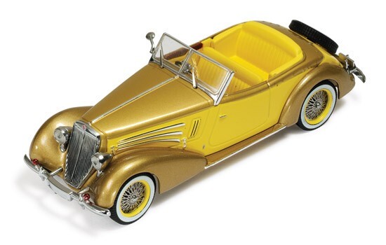 IXO Museum 1/43 Lancia Astura Pininfarina 1934 Yellow Diecast