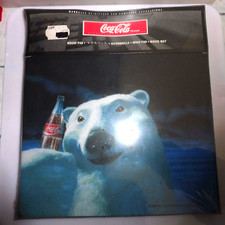 COCA COLA® TAPIS DE SOURIS OURS 23 x 20 cm N° 600 NEUF SOUS BLISTER 1995