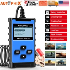 AUTOPHIX BAS100 Car Battery Tester 24V 12V Load Tester Charging System Analyzer