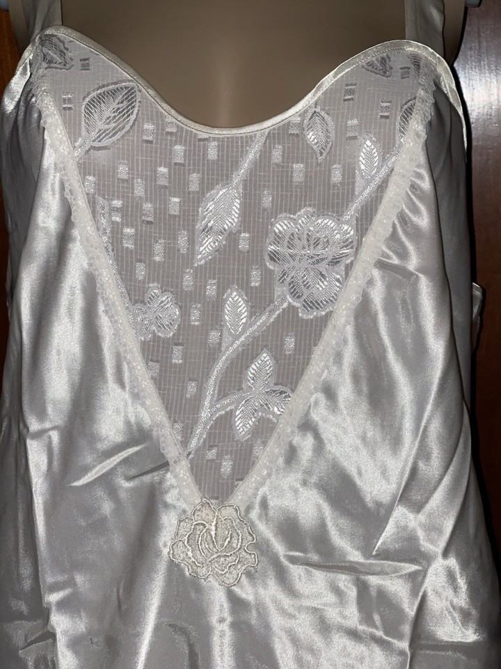 Vtg Teddy Lingerie VANDEMERE French Flutter Slip Girly Sexy Sissy Large