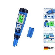 YINMIK Salzmessgerät, Digitales pH Messgerät und pH Tester für Wasser, 5 in 1...