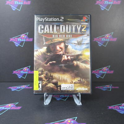 Call of Duty 2 Big Red One PS2 PlayStation 2 Complete - 1 Year
