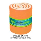 Orange Bonded Tackified 10 sq. ft. Media Roll Air Filter / Aquarium / HVAC (5')