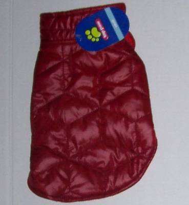 NWT Red Puffer Coat Dog Size Small