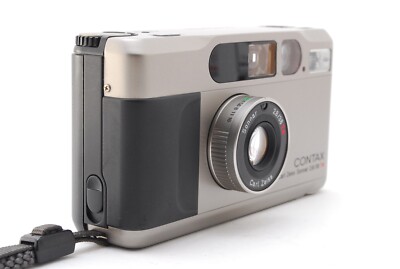 Near MINT] Contax T2 Titan Silver Point & Shoot 35mm Film Camera