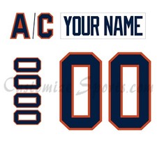 Kamloops Blazers Customized Number Kit For 2021-Present White Uniform