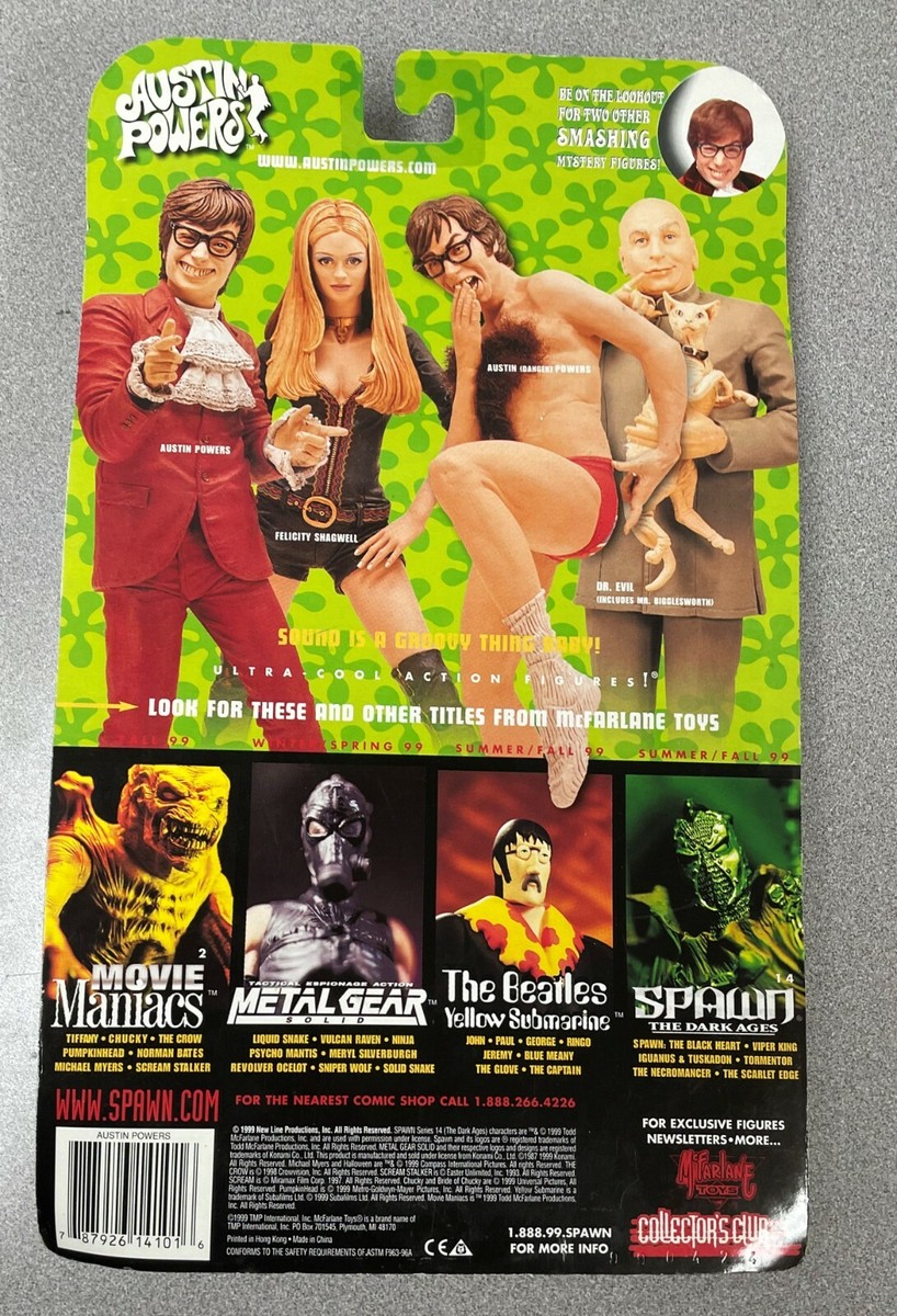 SF・ファンタジー・ホラー McFarlane Toys/AUSTIN POWERS 1999 McFarlane Toys Austin Powers FEMBOT Feature Film