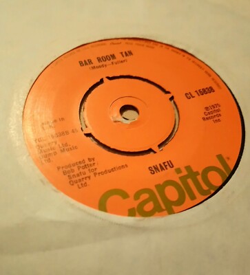 Snafu: Lock and Key/Bar Room Tan UNPLAYED FROM NEW OLD STOCK 45 vinyl single M.