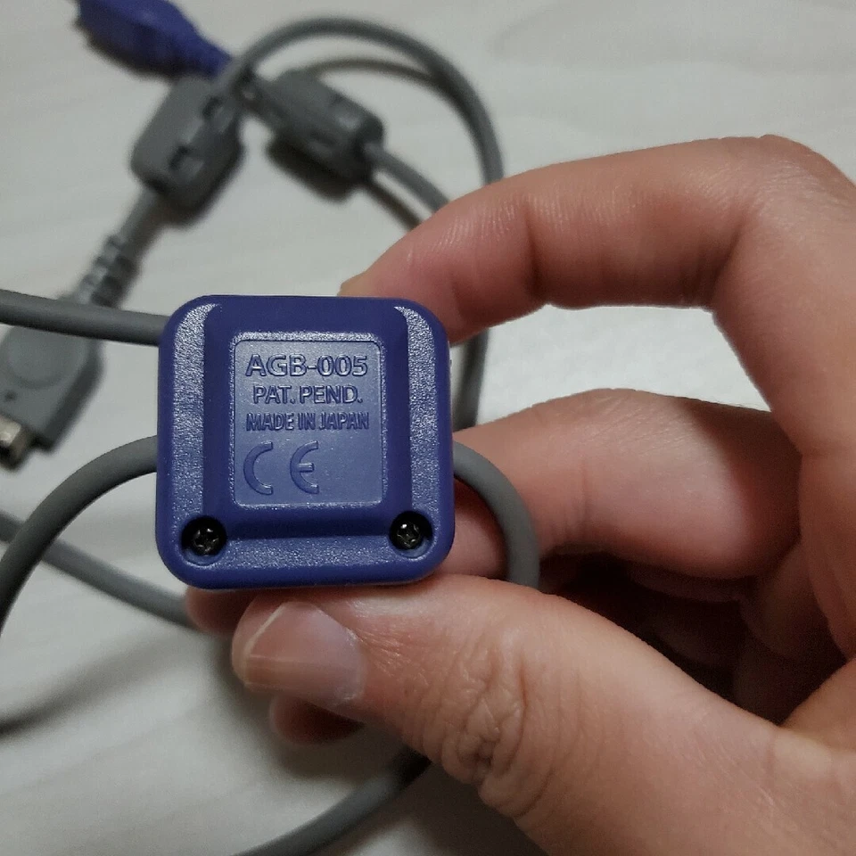 Genuine Nintendo Gameboy Advance Cable Multiplayer AGB-005 GBA Official OEM Link - Image 2 of 4