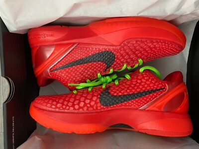 Kobe Protro 6 Reverse Grinch Mens 8.5 Shoe NEW!