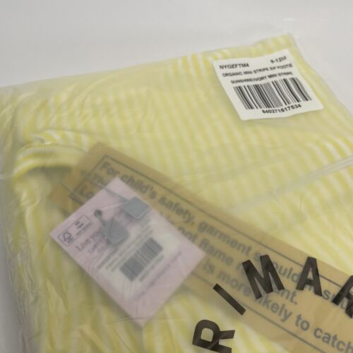 Pijama primario orgánico a rayas mini patas con cremallera sol marfil 9-12M - Imagen 3 de 15