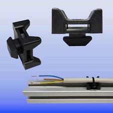 Kabelbinder Block f&uuml;r Aluprofil 30 Nut 8 B Kabelhalter Kabelf&uuml;hrung Aluprofil 30