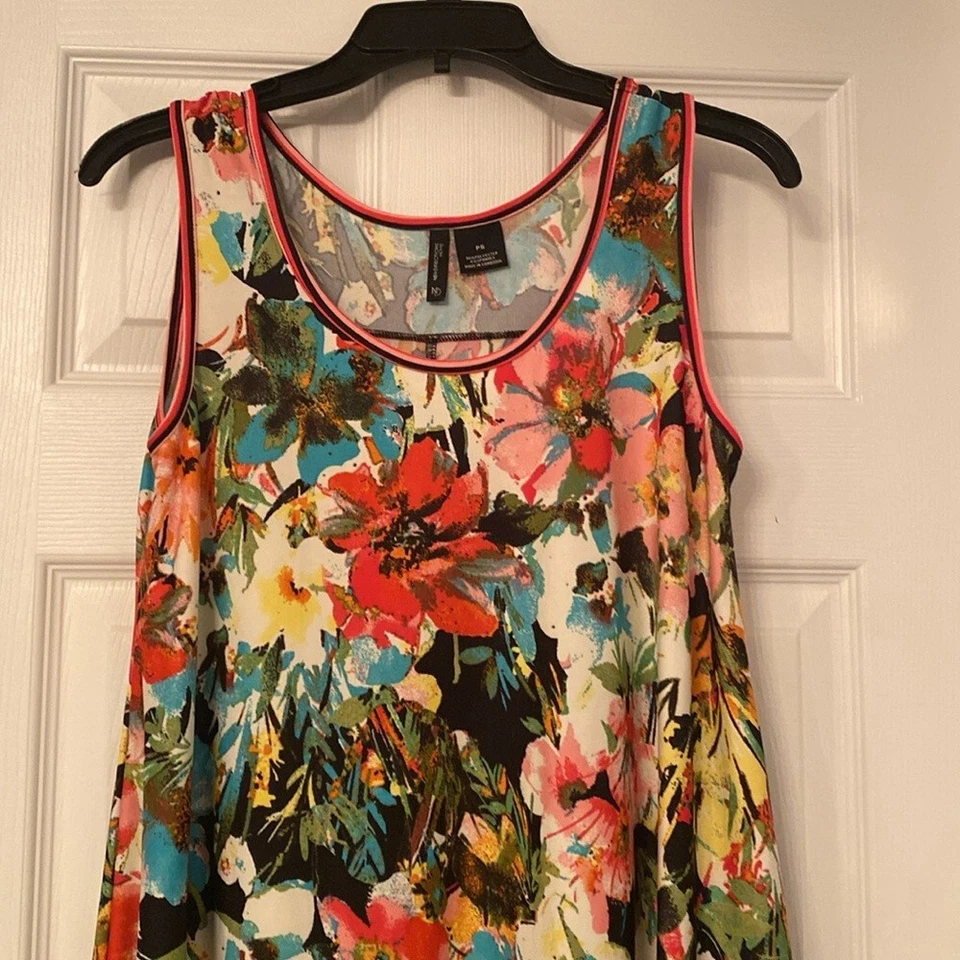 New Directions woman’s dress, size PS, multicolored floral - Imagem 2 de 4