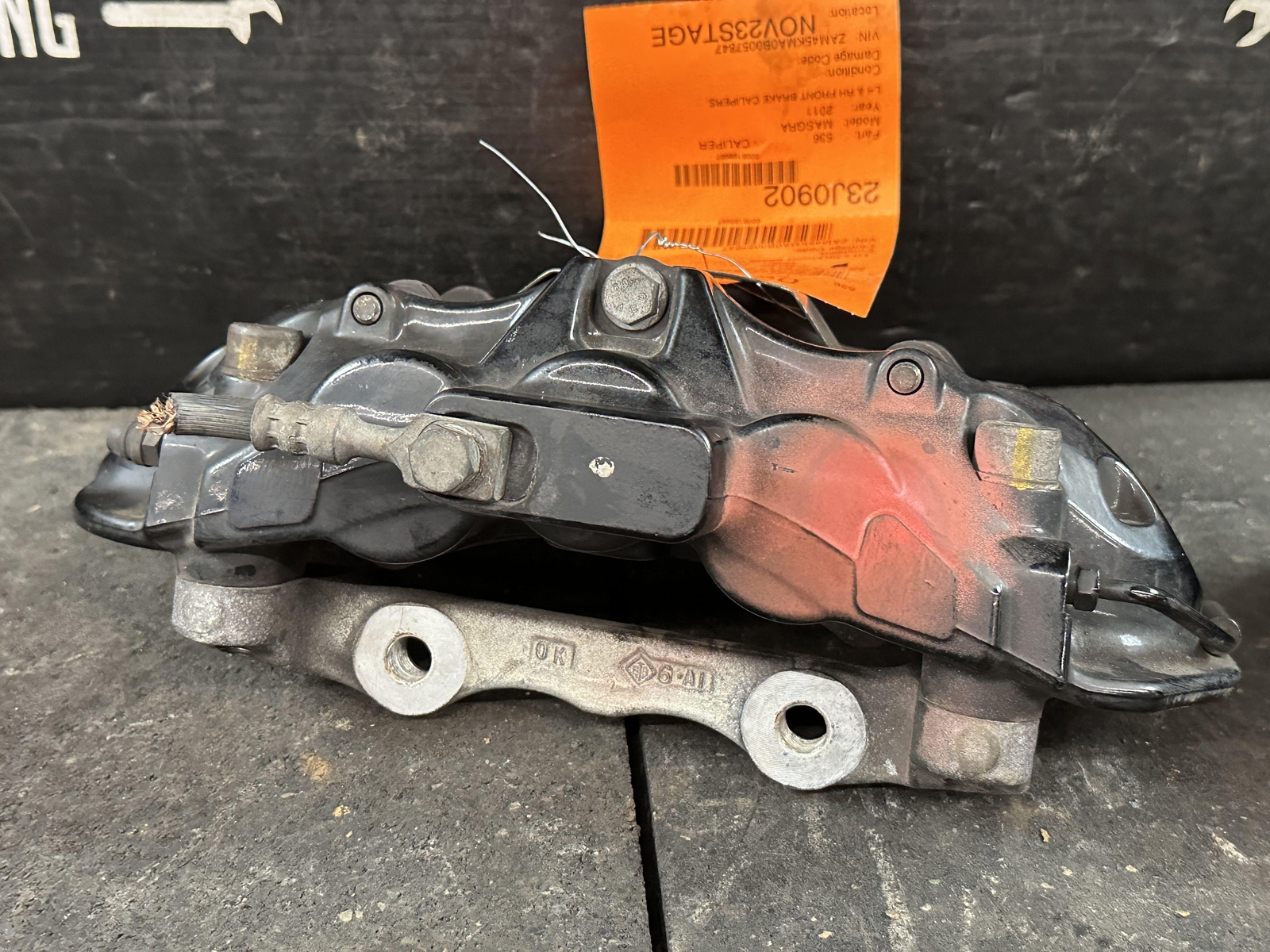 2011 MASERATI GRANTURISMO FRONT DRIVER LH & PASSENGER RH BRAKE CALIPERS 18K MILE