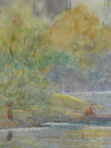 Women Working Impressionist Painting Signed Joseph Kirkpatrick (1872-1930) Frame - Picture 7 of 12