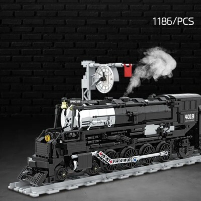 #ad 1186Pcs MOC Train Steam Model Building Blocks Set AU $120.00