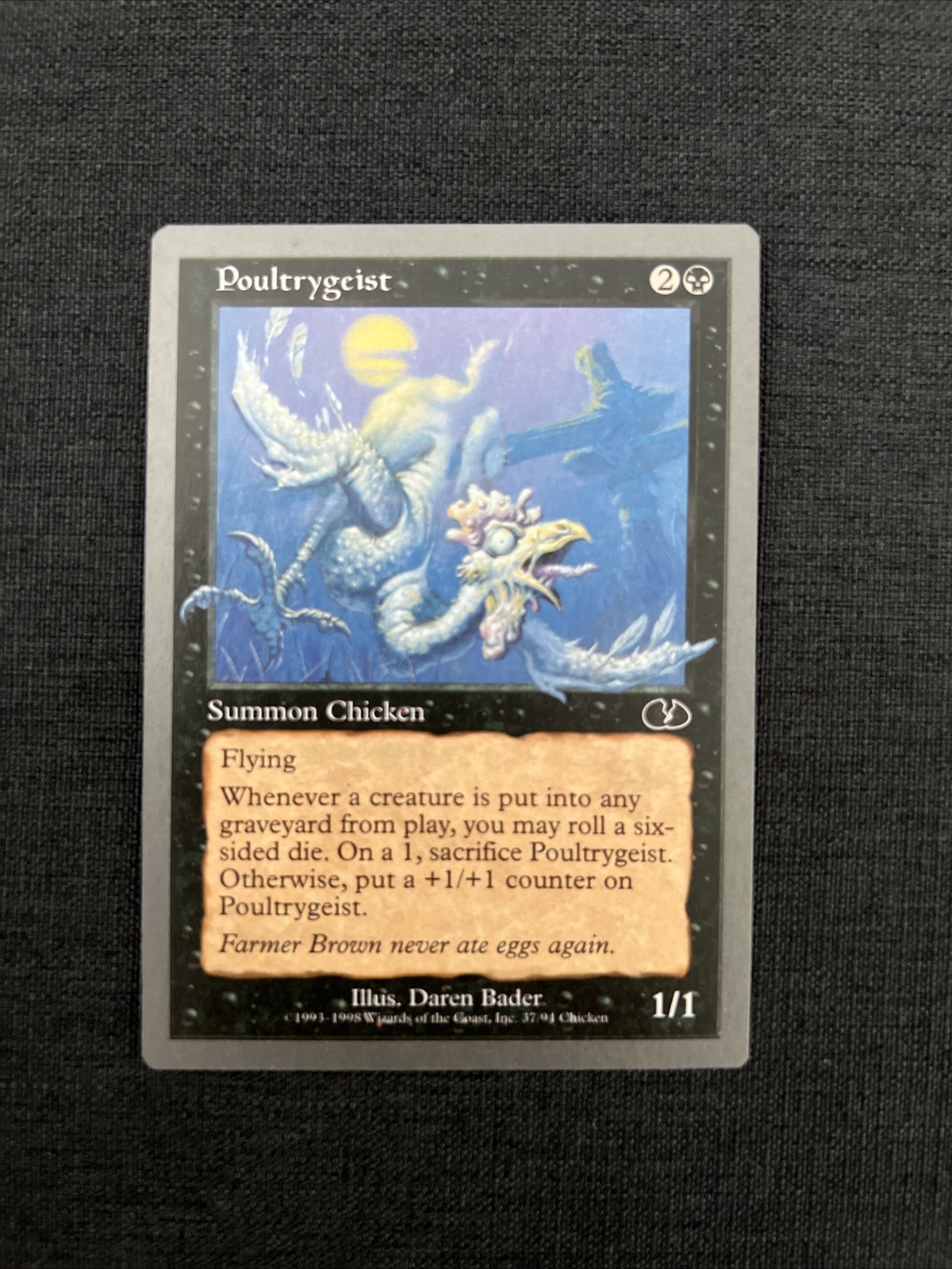 1x Poultrygeist MTG Unglued NM Magic Regular
