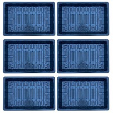 Bramley & Sage Full-Size Heavyweight Seed Trays Without Drainage Holes Set of 6