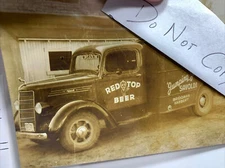 Reprint Photo Red Top Beer Truck Cincinnati Ohio 4 X 6